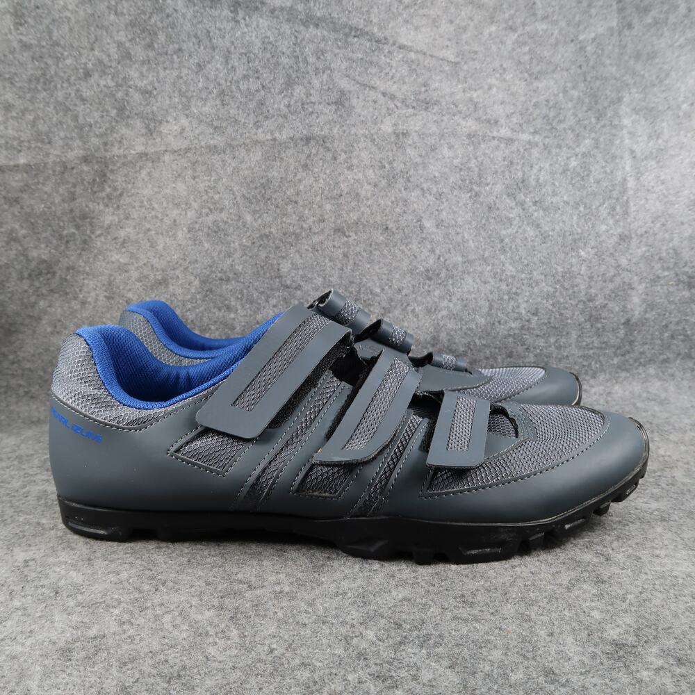 Pearl Izumi Shoes Mens 12.5 All Road V5 Cycling Triple Strap Adjustable Grey 47